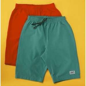  2 pairs Asics® Fitness Shorts Red / Kelly, Compare at $56 