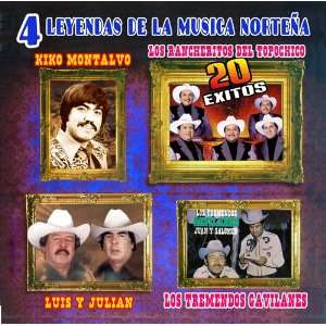  4 LEYENDAS DE LA MUSICA NORTENA VARIOS Music