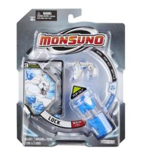 MONSUNO Lock #1 Core Action Figure With 3 Cards   WAVE #1  