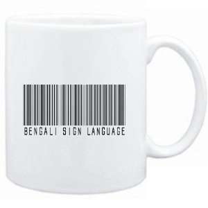  Mug White  Bengali Sign language BARCODE  Languages 