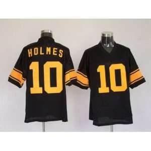  pittsburgh steelers #10 santonio holmes black with yellow 