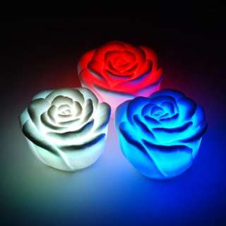 Color Changing Romantic LED Rose Light Decoration Party  