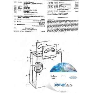  NEW Patent CD for SHOPPING BAG HAVING REINFORCED WALLS 