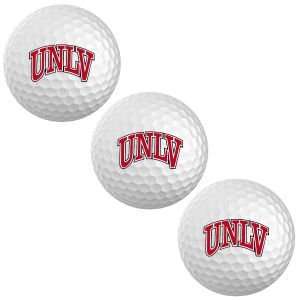  UNLV Runnin Rebels 3pk Golf Ball Set
