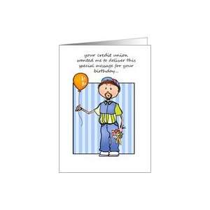   Birthday To Customers From Credit Union Paper Greeting Cards Card