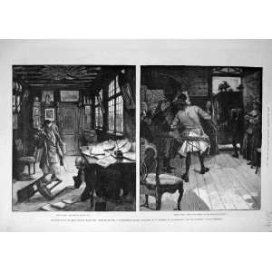  1884 Tegner Holberg Plays Theatre Tinker Soldier Print 