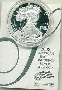   American Eagle One Ounce Silver Proof Coin United States Mint  