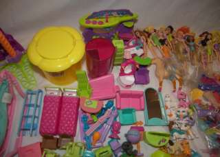 Huge Polly Pocket Lot Figures Animals Accessories 1033+  