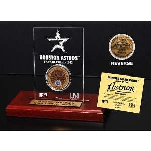  Houston Astros Minute Maid Park Etched Acrylic Desktop 