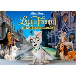  Disney Art Lady and the Tramp II Scamps Adventure 