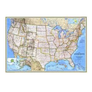  United States Map 1993 Collections Premium Poster Print 