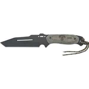 Tops Knives 50T Hawk Recon Combat Series Tanto Point Fixed Blade Knife 