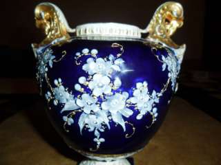 Antique Rare Turn Teplitz RSTK Cobalt Vase/ Urn Classic  