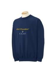 Custom embroidered Air Force Got Freedom? design sweatshirt