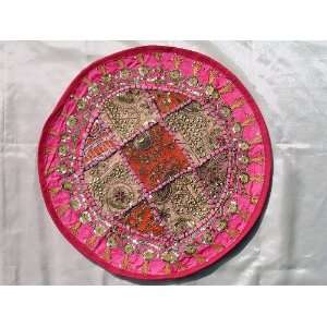  Unique Pink Indian Room Decor Round Pillow Cushion 16 