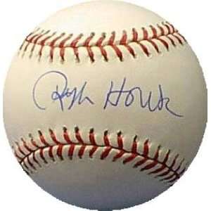  Ralph Houk Autographed Ball