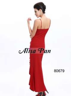   Reds Spaghetti Strap Falbala Flower Long Evening Dress 80679 Size 2XL