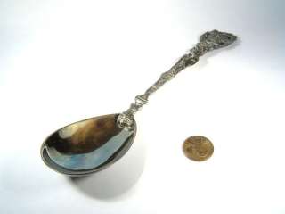 ANTIQUE ENGLISH SILVER ANOINTING SPOON MINT c1879  