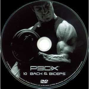  Beachbody P90X Extreme Home Fitness #10 BACK & BICEPS DVD 