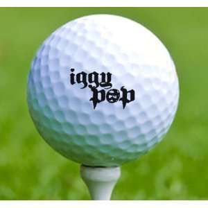  3 x Rock n Roll Golf Balls Iggy Pop: Musical Instruments