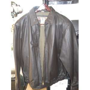  Columbia Mens Large Leather Jacket 