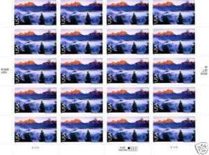 Grand Teton National Park, 1 Sheet 20 x 98 cent stamps  