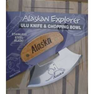  Alaskan Explorer ULU Knife & Chopping Bowl Everything 