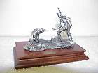 chilmark pewter uneasy truce by artist don polland 1991 expedited