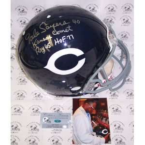   Signed Chicago Bears Throwback Authentic Helmet Sports Collectibles