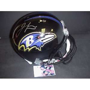  Jamal Lewis Autographed Helmet   Full Size Sports 
