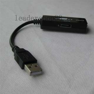 The USB to eSATA Bridge Adapter turns any SATA or eSATA mass storage 