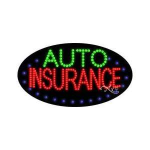  LABYA 24143 Auto Insurance Animated LED Sign Office 