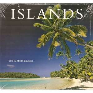  2011 Islands Wall 16 Month Calendar: Office Products