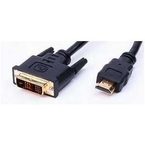   HDMI to DVI Digital Single link M/M Gold Connectors 24awg Electronics