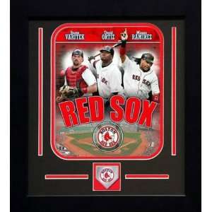 Jason Varitek, David Ortiz and Manny Ramirez Boston Red Sox Big 3 