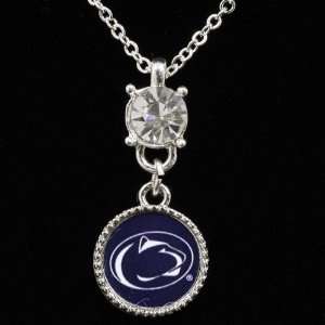  Penn State Nittany Lions Ladies Crystal Stud Necklace 