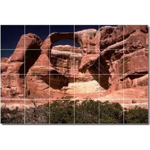  National Parks Photo Ceramic Tile Mural 29  32x48 using 