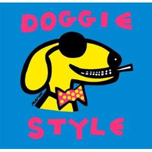  Doggie Style (Blue, small) by Peter Marco   8 x 8 inches 