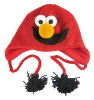 Delux Knitwits Sesame Street Elmo Red Pilot Cap Clothing