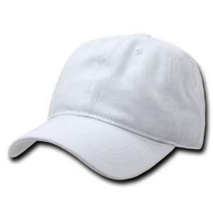  WHITE TWO PLY HEAVY DUTY POLO CAP HAT CAPS Everything 