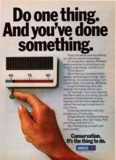 ARCO Energy Conservation 1981 Print Ad  