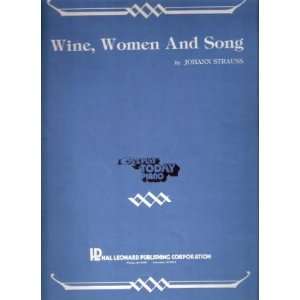  Wine, Women and Song E Z Play Today Piano Johann Strauss Books