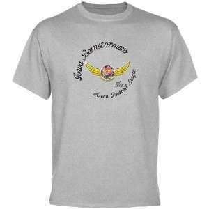  AFL Iowa Barnstormers Ash Circle Script T shirt Sports 