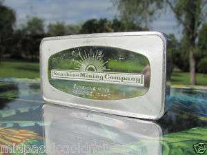   . Sunshine Mining Co. Franklin Mint .999 fine silver art Bar  
