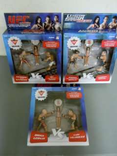 SET OF 3 (3 PACKS) WITH ARIANNY ROUND 5 UFC ACTION FIGURES  