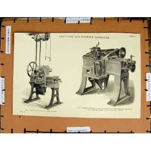   C1800 1870 Muir Slotting Shaping Machinery Wood Sharp