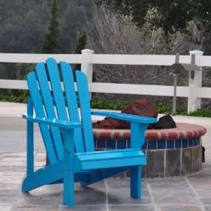   Cedarwood Westport Adirondack Chair   Turquoise Patio, Lawn & Garden