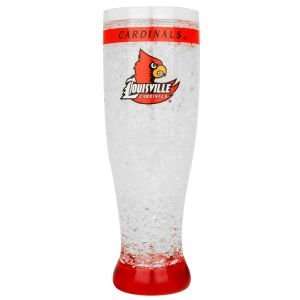  Louisville Cardinals Freezer Pilsner Glass Sports 