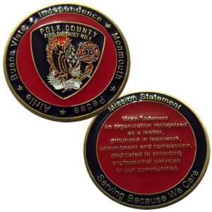 Polk County Oregon Fire District 1 Challenge Coin