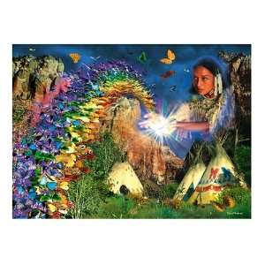    Sunsout Butterfly Rainbow 1500 Piece Jigsaw Puzzle: Toys & Games